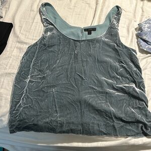 J. Crew medium velvet lined top blouse